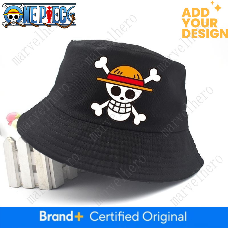 Anime One Piece Men Spring Summer Fisherman Luffy Peripheral Student Outdoor Sun Protection Visor Women Bucket Hat