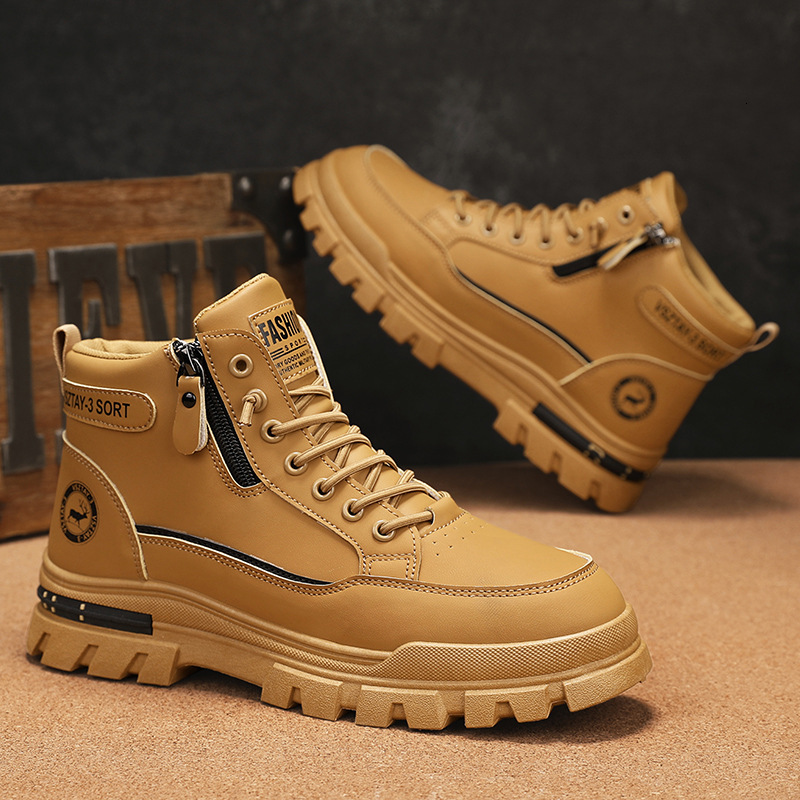 2026 Summer New High-Top Sneakers, Fashionable Trendy Casual Men's Shoes, Thick-Soled British Style Versatile Shoes