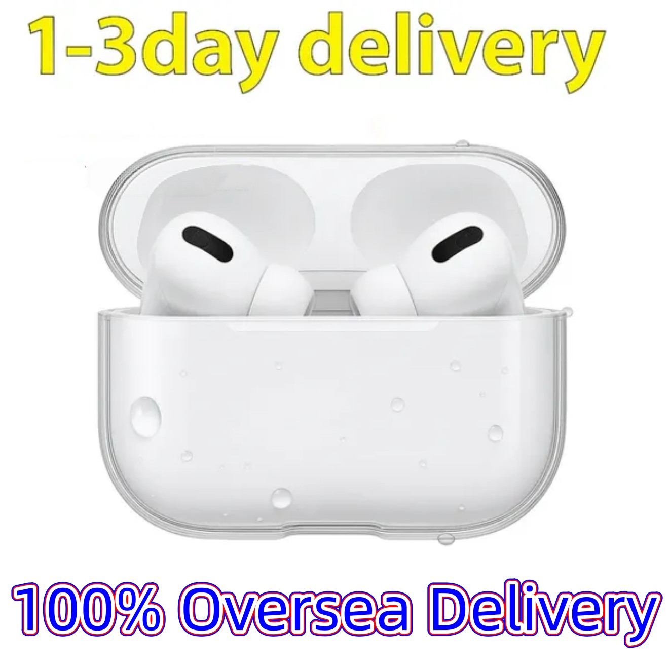 US EU Warehouse For Air pods pro 2 3 4 Earphones Bluetooth Headphone Accessories Silicone Protective Cover Wireless Charging Shockproof Case