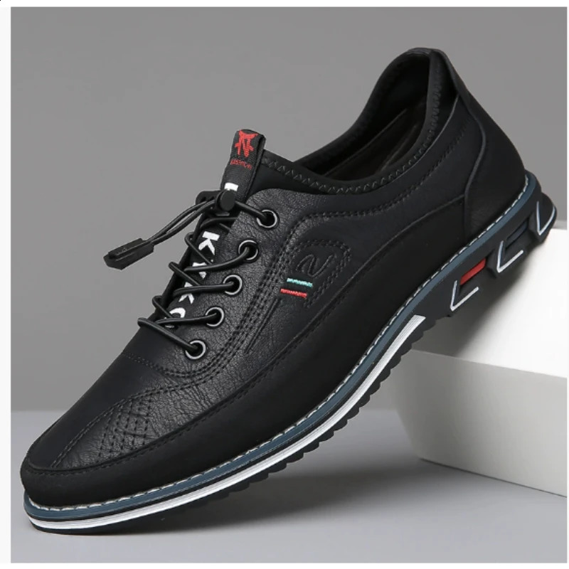 Men's Shoes Soft Bottom Soft Leather Casual Shoes Spring Trendy n Men's Footwear Men's Sports Shoe Zapatos Para Hombre 260920