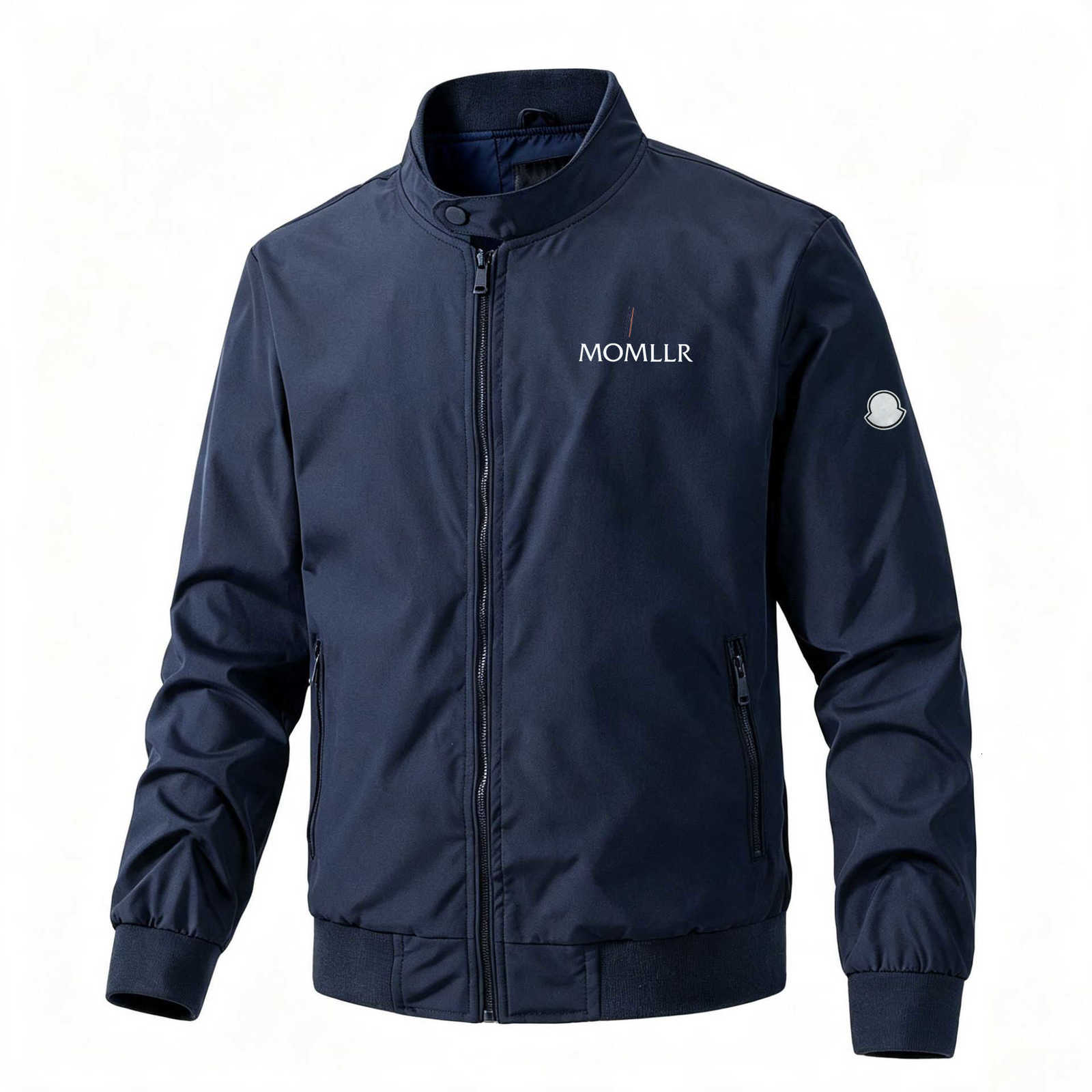 Designer Men's Jackets Autumn outerwear, men's thin jacket, plus size, solid color, zip-up, sporty and casual, suitable for outdoor wear