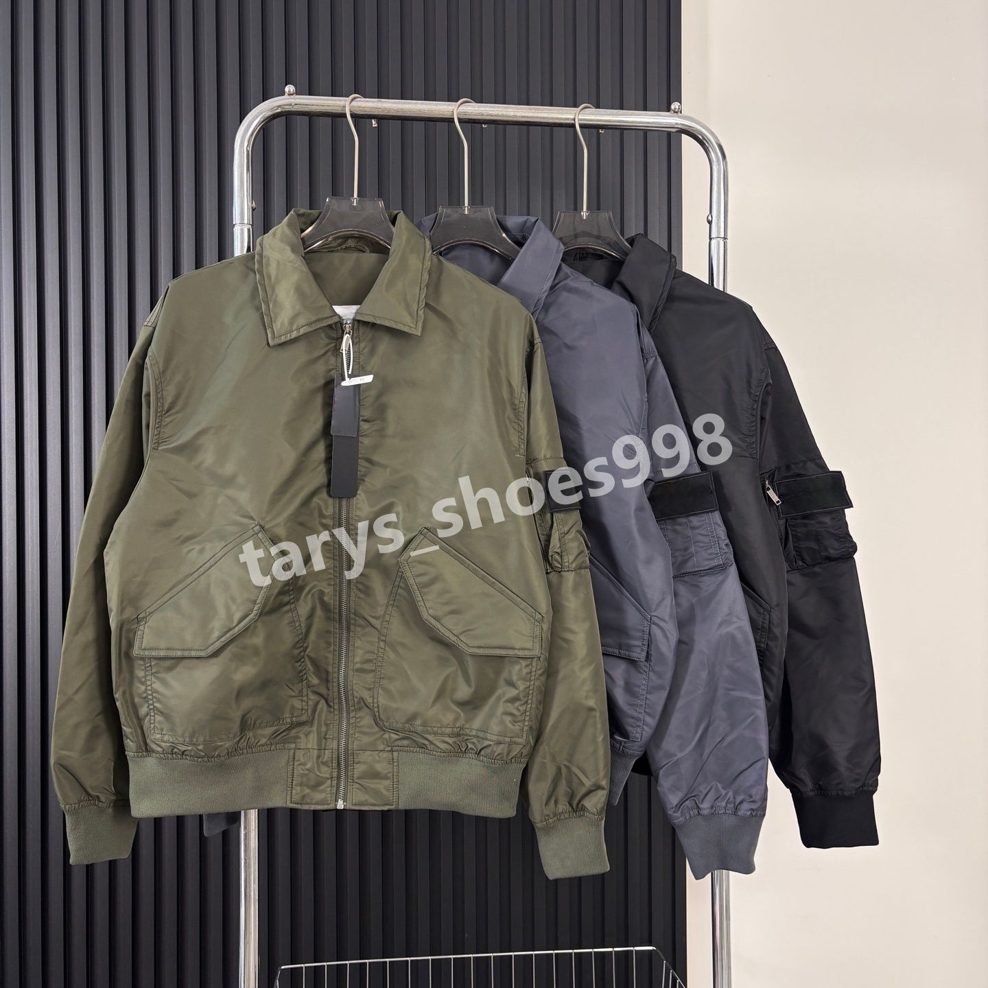 2026 Designer Standones Giacca a vento con cappuccio da uomo Linea riflettente Design Sciolto Bussola per pioggia esterna Cappotto fine 10 Capispall