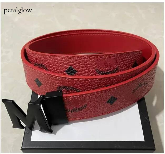 Designer M belt desginer men women fashion leather business casual luxury mens womens color gold and silver glossy buckle 3 8cm belt cintura uomo ce