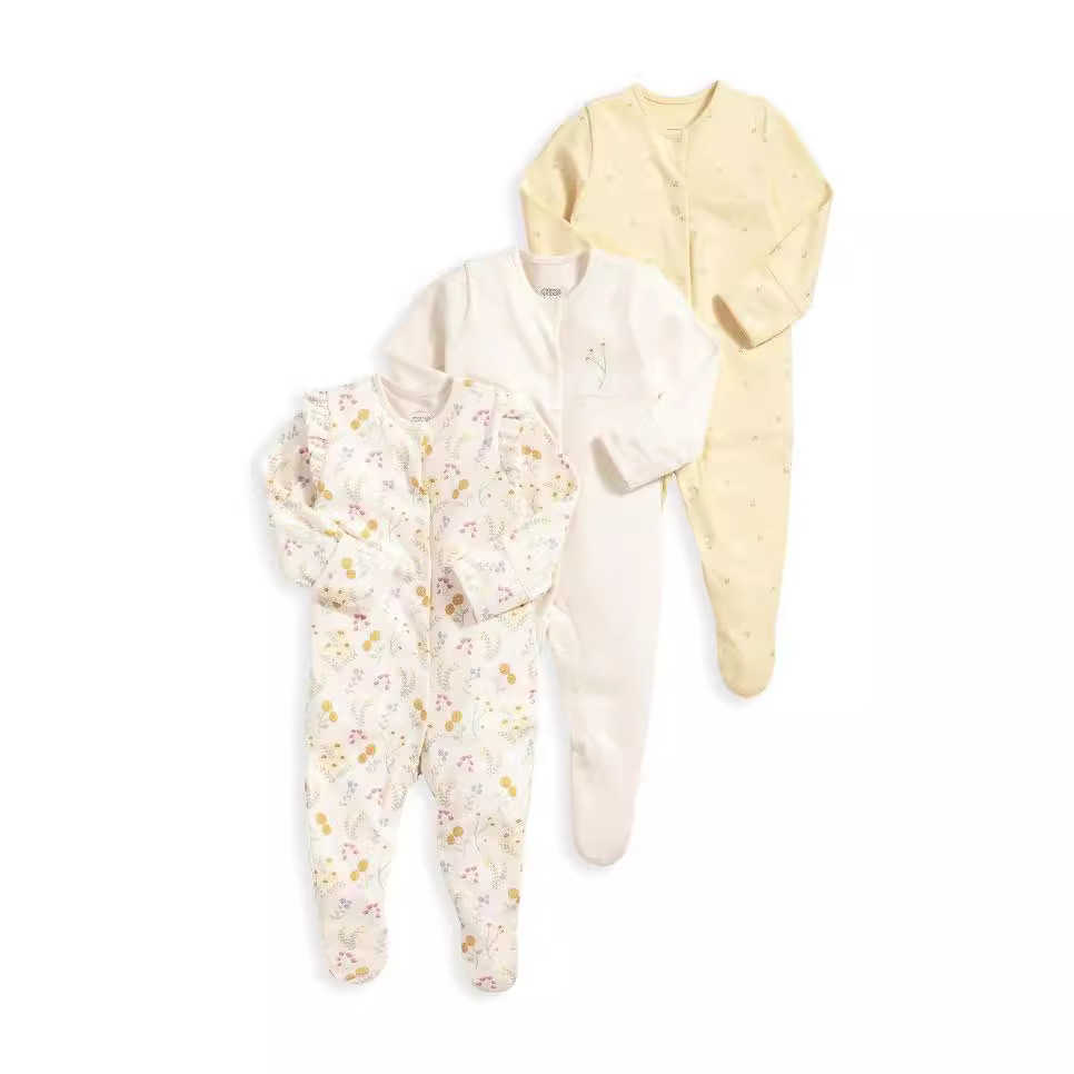 Baby's onepiece clothes bag feet boys' spring and autumn thin Khaki girls' pure cotton pajamas newborn climbing Q260919