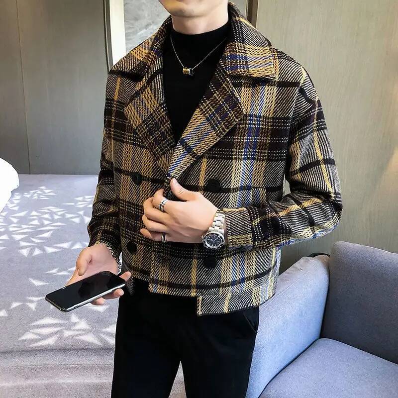 Spring Autumn Windbreaker Male Coats Short High Quality Joker Luxury Designer Clothing Fashion 2025 Y2k Men's Overcoat Jackets J260922