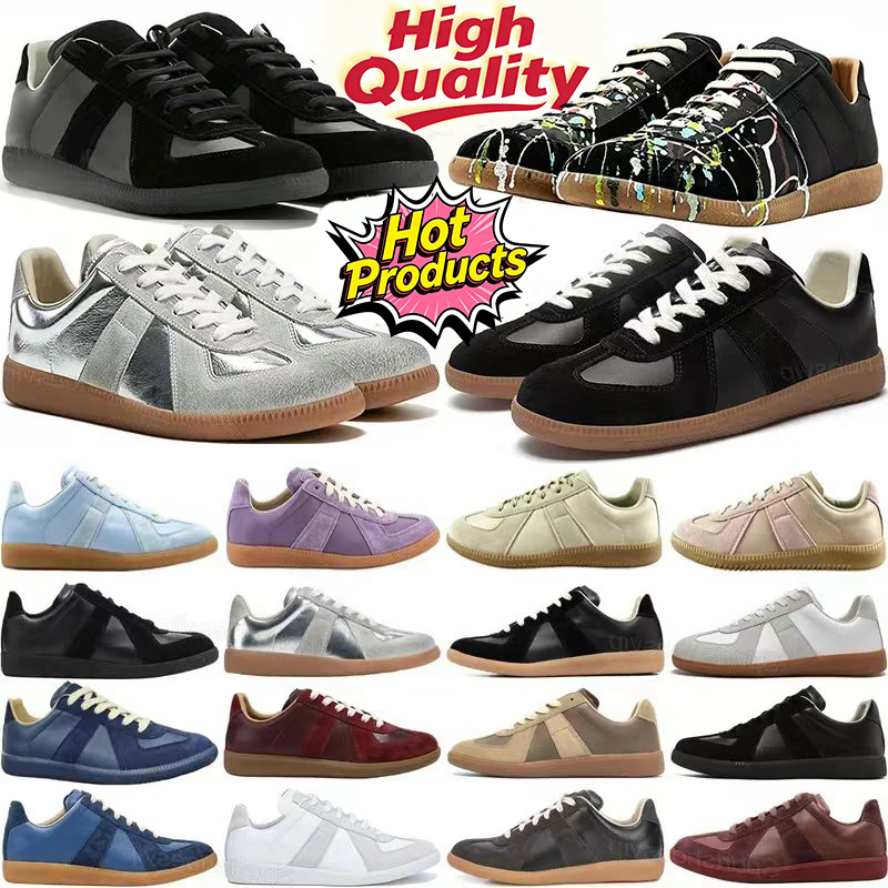 Designer shoes Army Trainer margielalies gats Black Gum MM6 Sneakers White Grey painter Nude Shoes Men Women Casual Shoe margela gats Mens Womens lu