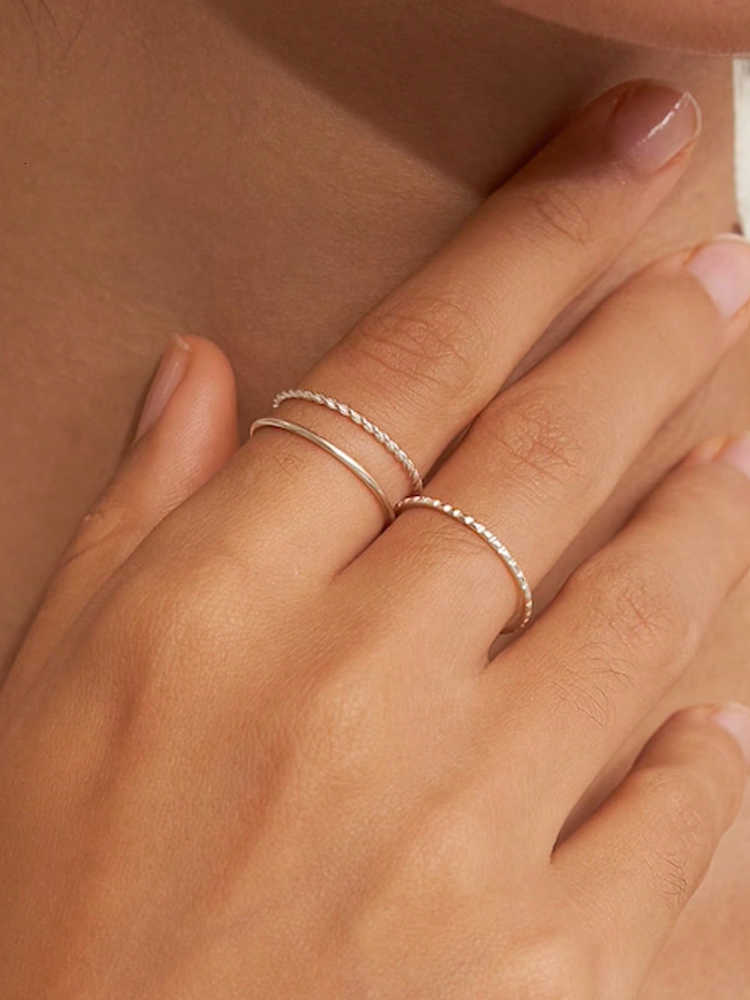 Rings Band Simplicity Advanced Casual Classic Personalized Prime Ring For Women Party Daily High Quality Fine JewelryT260922