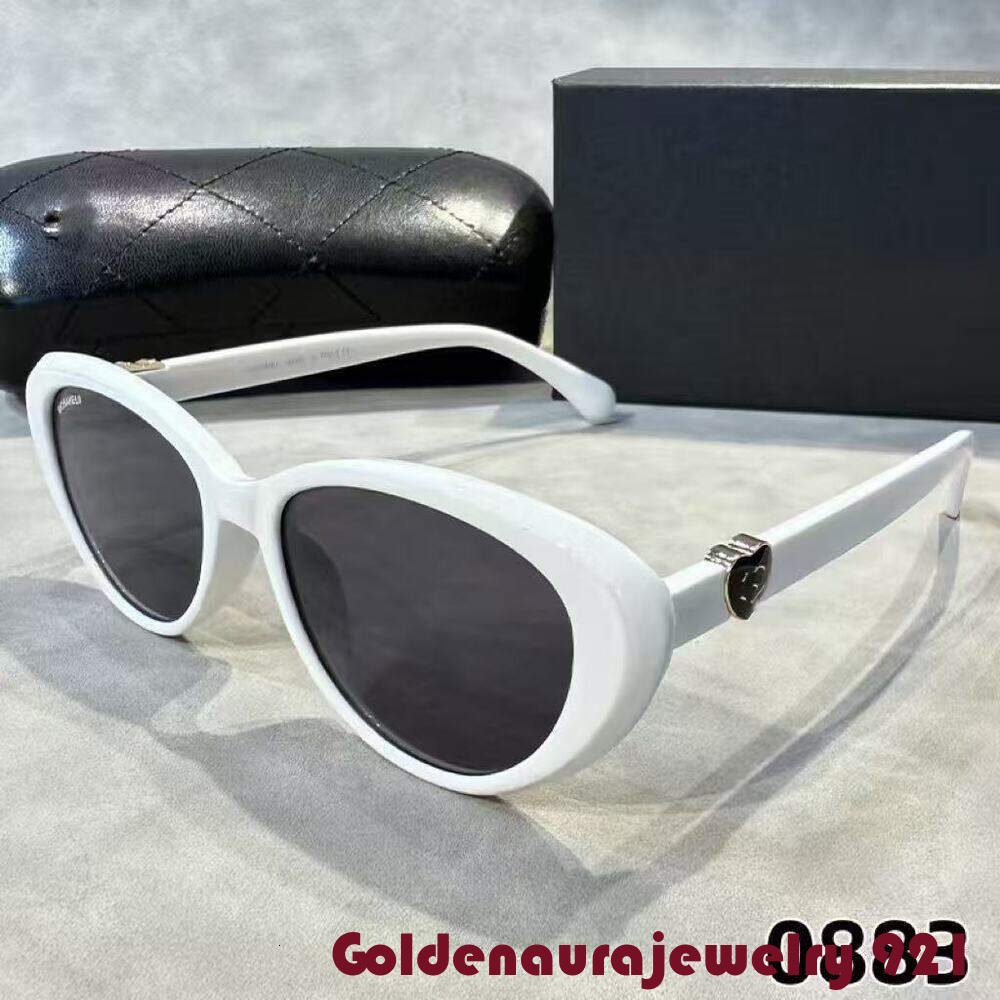 Sunglasses Simple And Stylish Cat-Eye Design Sun Protection Trendy Sunglasses designer channelslity sunglasses