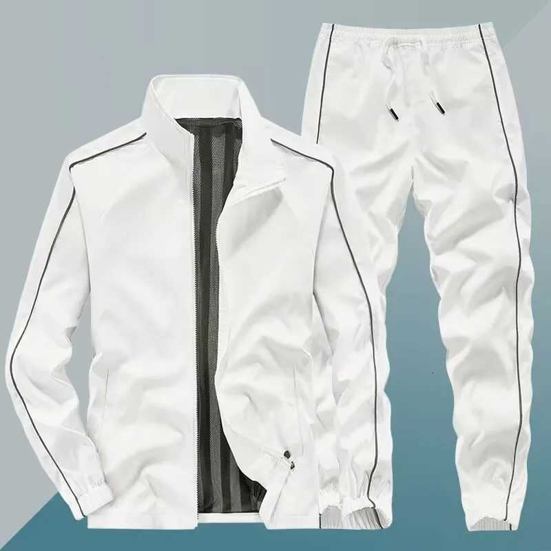 Tracksuits Men's Sportswear Men's Fashion Spring Autumn Sets Training Suit 2 Pieces Set Jacket+Sweatpants Mens Casual Tracksuit J260921