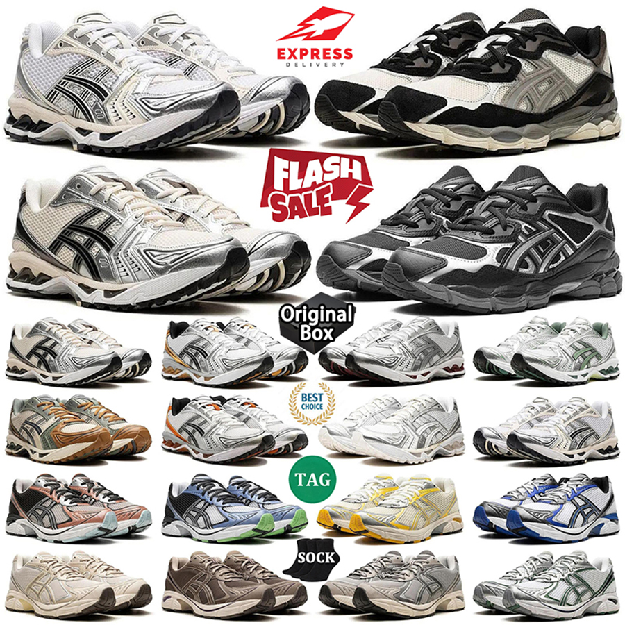 Top Quality Designer Running Shoes Gels Nyc 1130 K14 Mens Womens Sneakers Cream Solar Power Pure Sier Outdoor Sports Athleisure Trainers Fashion Dai