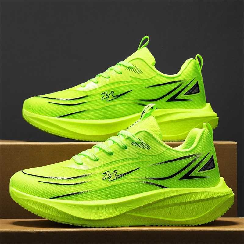 Casual Shoes Men's sports shoes trendy street running shoes breathable and lightweight soft and comfortable road running shoes D260922