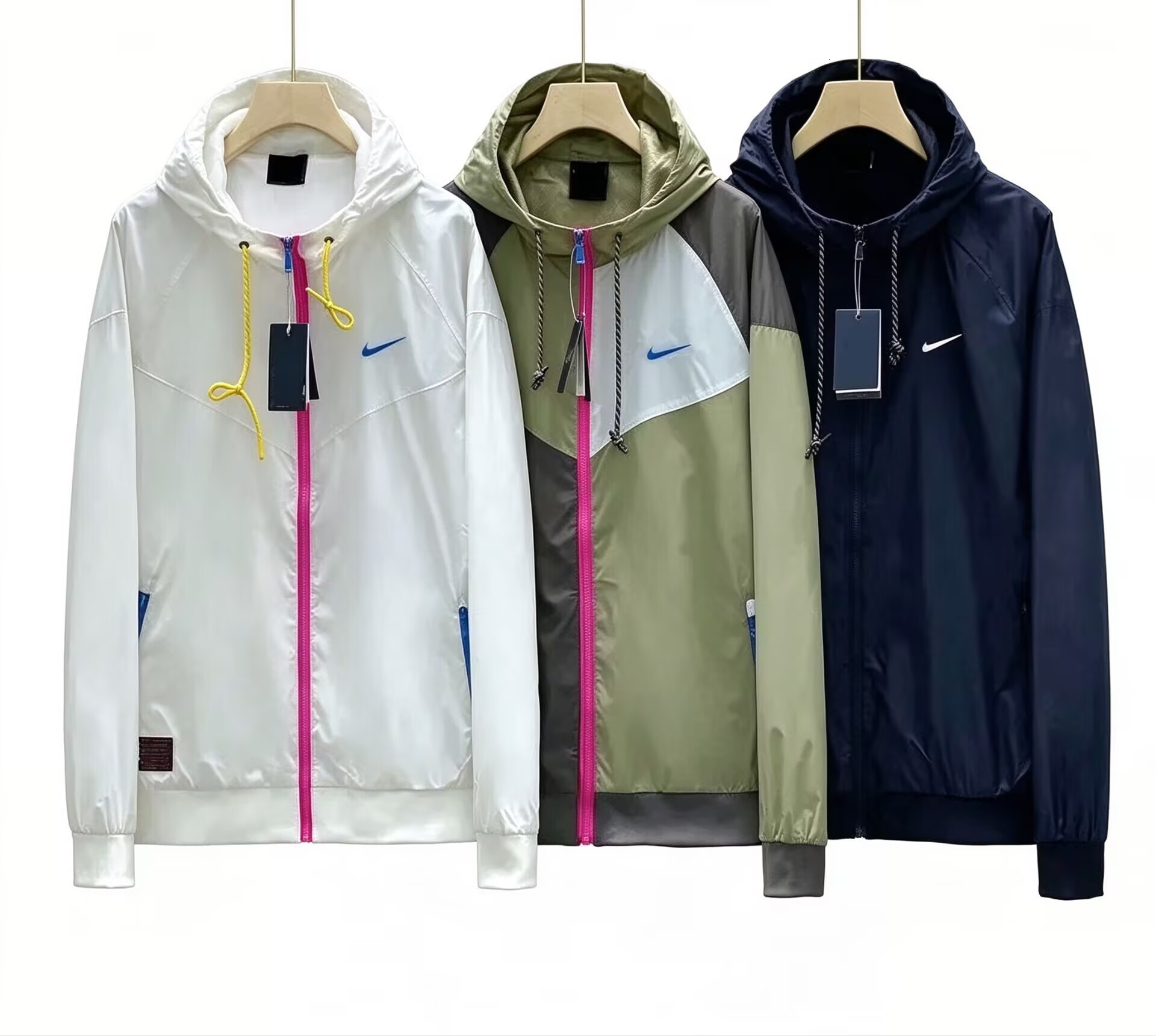 Fashionable Women Men Hooded Jacket Windproof Waterproof Sportswear Lightweight Sport Gym Running Jackets Designer Thin Dry Sun Protection UV Outwea