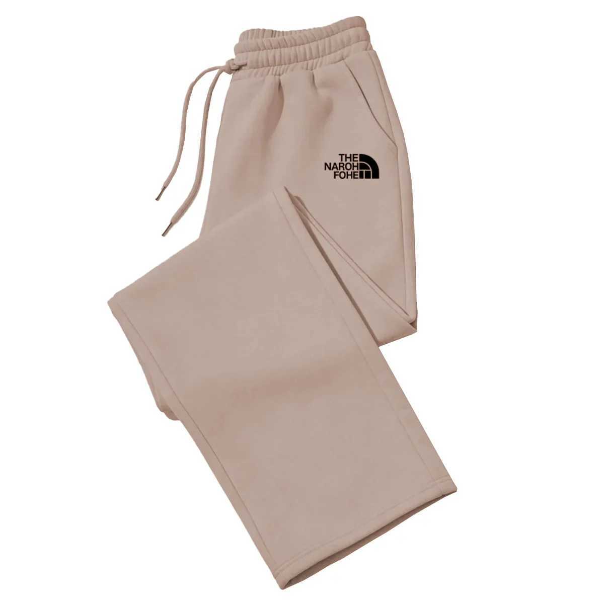 Womens Straight Leg Sweatpants Joggers High Quty Flce Casual Strtwear Pants Spring Autumn Trousers Woman Pants New 2026 Q260922