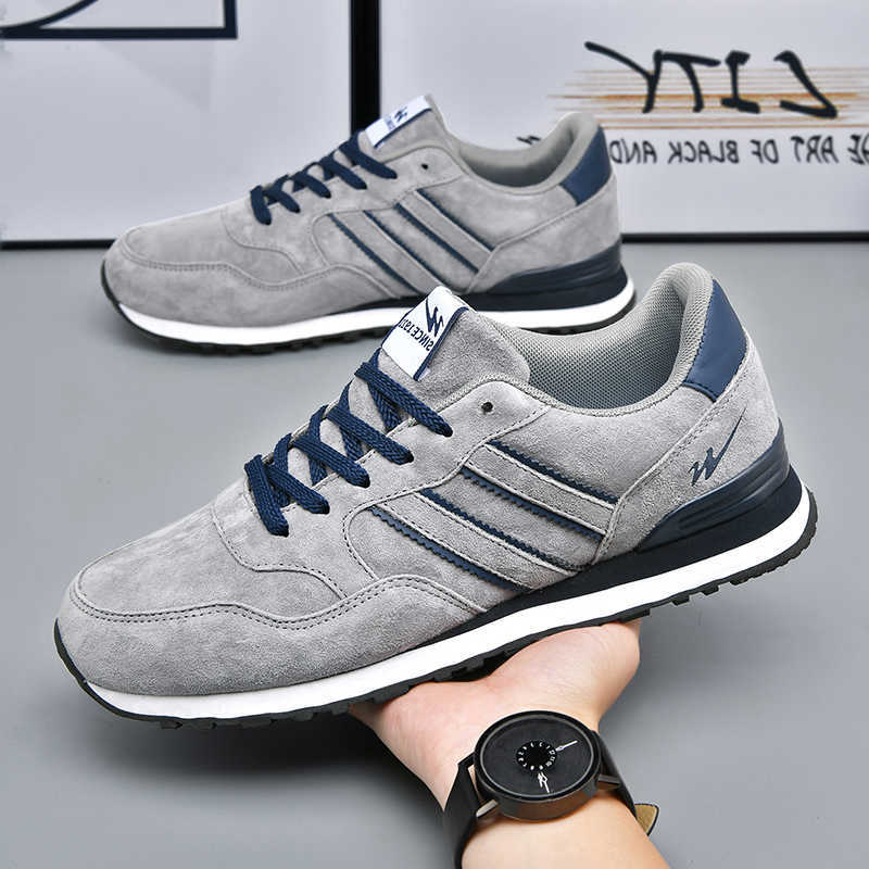 Casual Shoes Men's casual shoes for sports and running lightweight and soft soled versatile and trendy men's shoes D260922