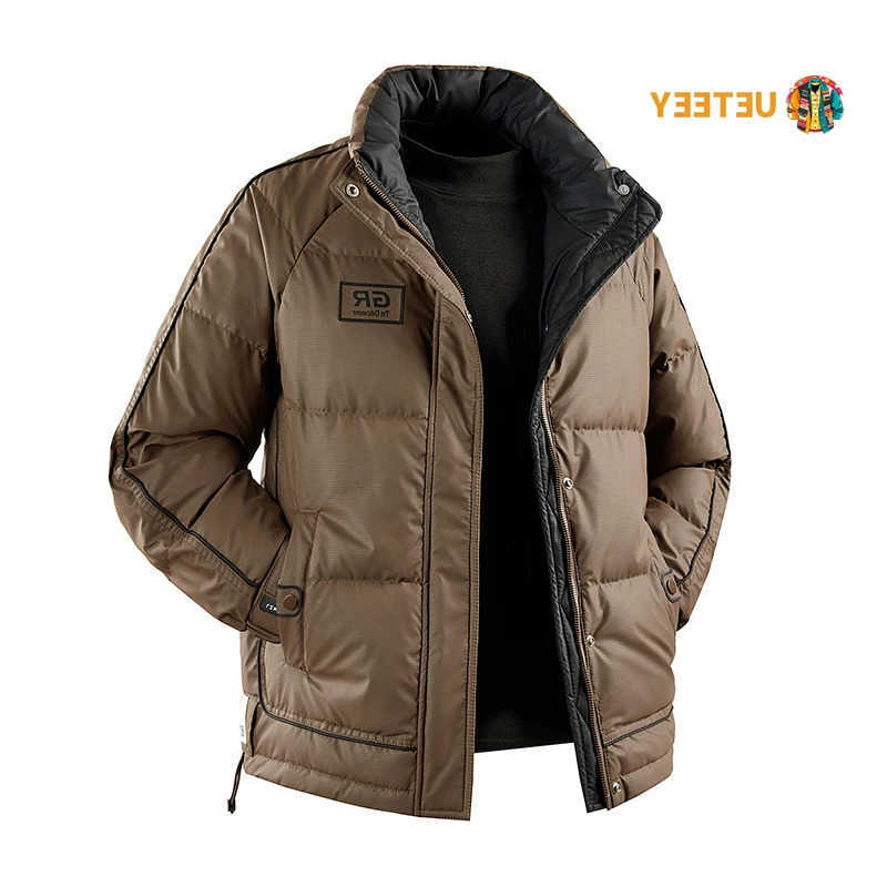 Men Parkas Winter Men's Down White Duck Down Jackets Windproof Casual Outdoor Puffer Jacket Man Streetwear Padded Coat Male Down-Filled Clothes