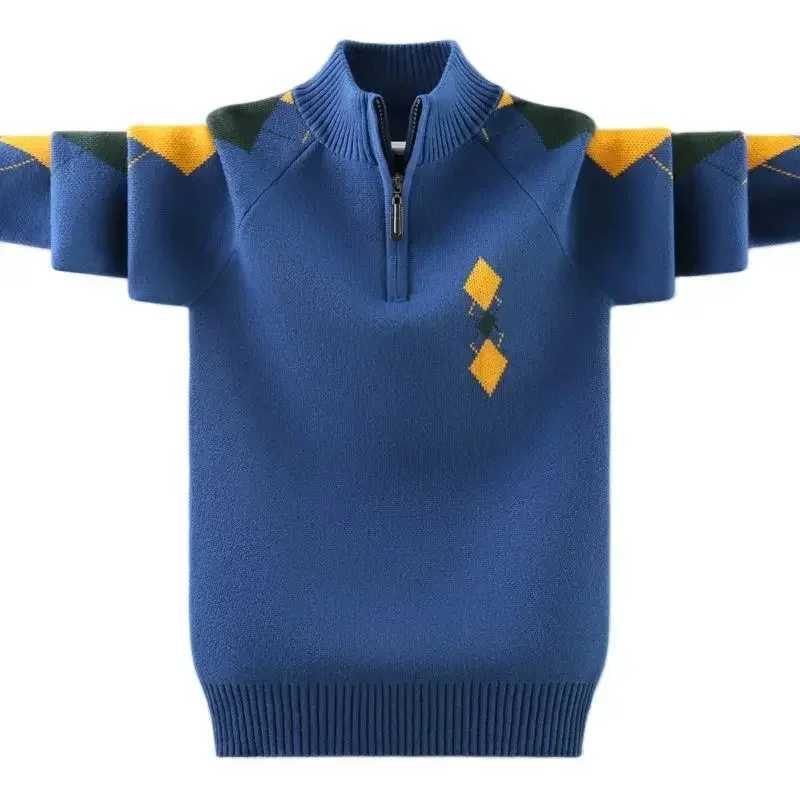 Winter Pullover Autumn Kids Sweaters Children Fashion Pullover Knitted Clothes Coat for Teenage Boys 4 6 8 10 12 Years Cardigan Sweater C260921