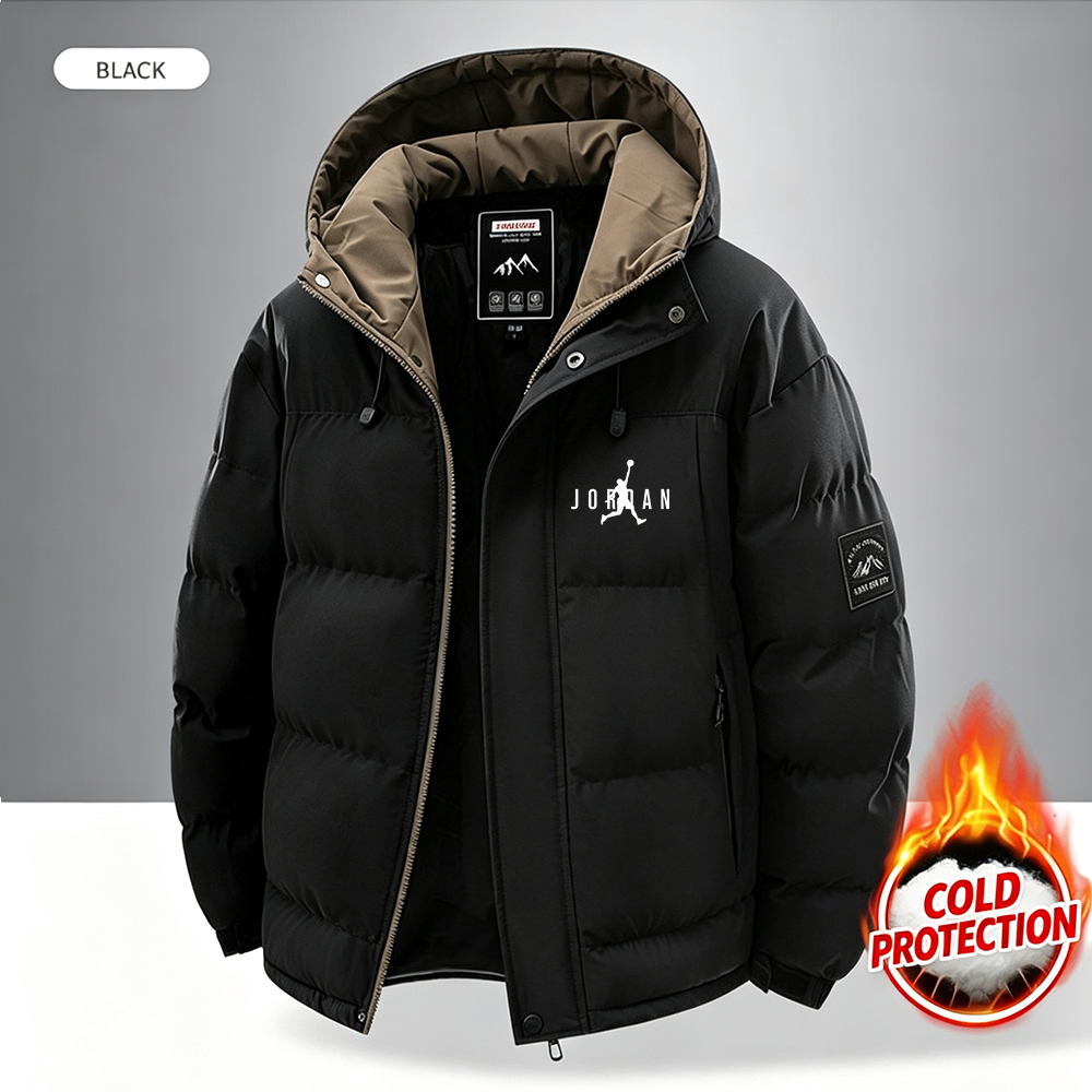 Winter Men's Warm Down Parkas Fashion Men Thermal Windbreaker Padded Coats Classic Men Cotton Warm Hooded Jackets Clothing
