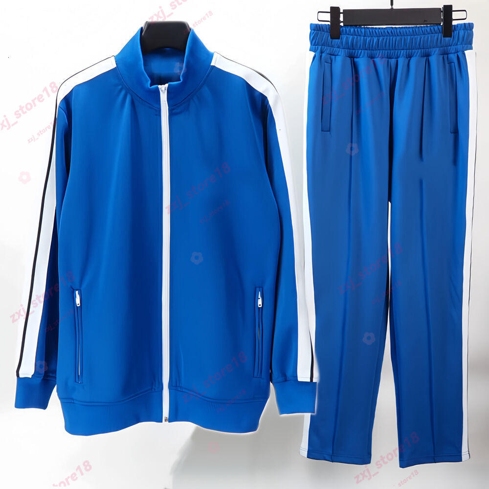 Casual Athletic Matching Palm Angletracksuit Hoodie Zip Up Striped Elastic Waist Straight Sweat Pants Fit Mens Outdoor Workout Walking Daily Street