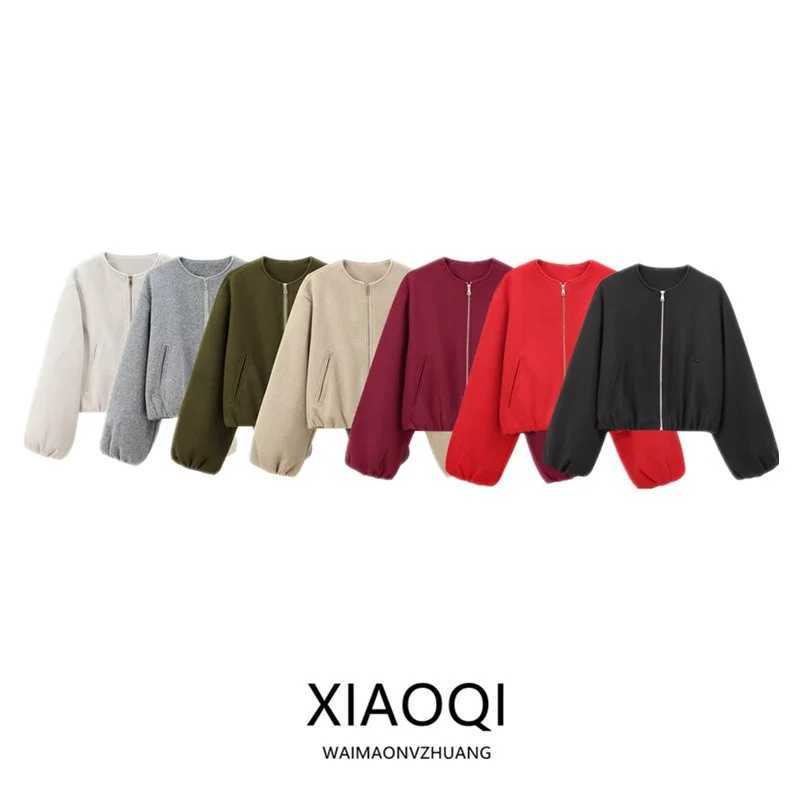 Women's Jackets Fall 2024 Women's Loose Basic Long Sve White Jaet Versatile Outerwear New Arrival Faionable Versatile Ladies' Coat C2