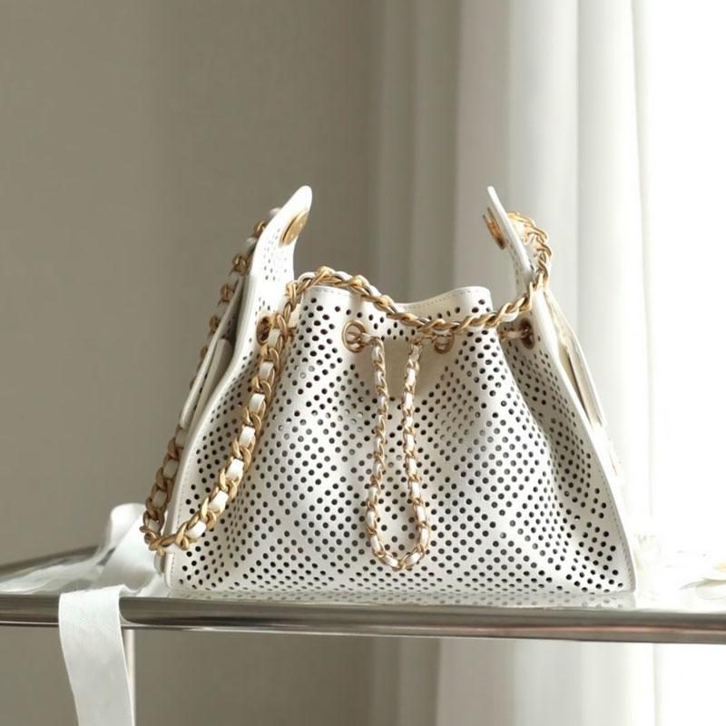 Livraison gratuite Sac de créateur Hobo Femmes Élégant Chaîne Bandoulière Sac Exquis À La Mode En Métal Bourse Cordon Sac À Bandoulière Casual Ha