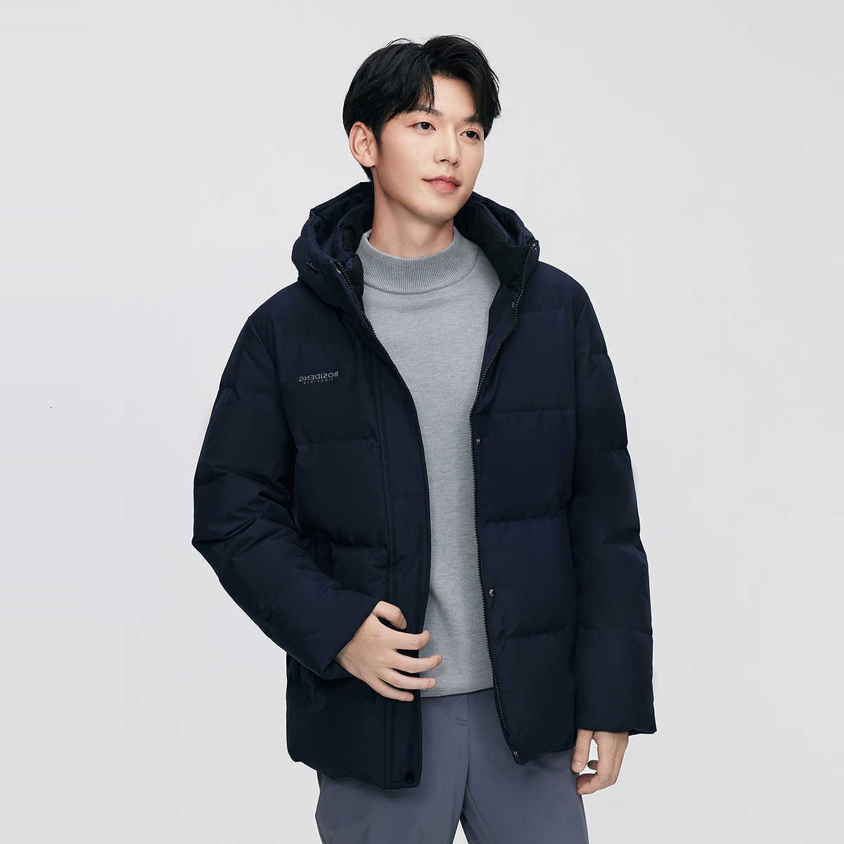 90% Men's Down Parkas BOSIDENG down jacket for men Winter Jacket Duck Down Jacket thicken warm outwear Puffer Jacket Hooded jacket plus Big siz