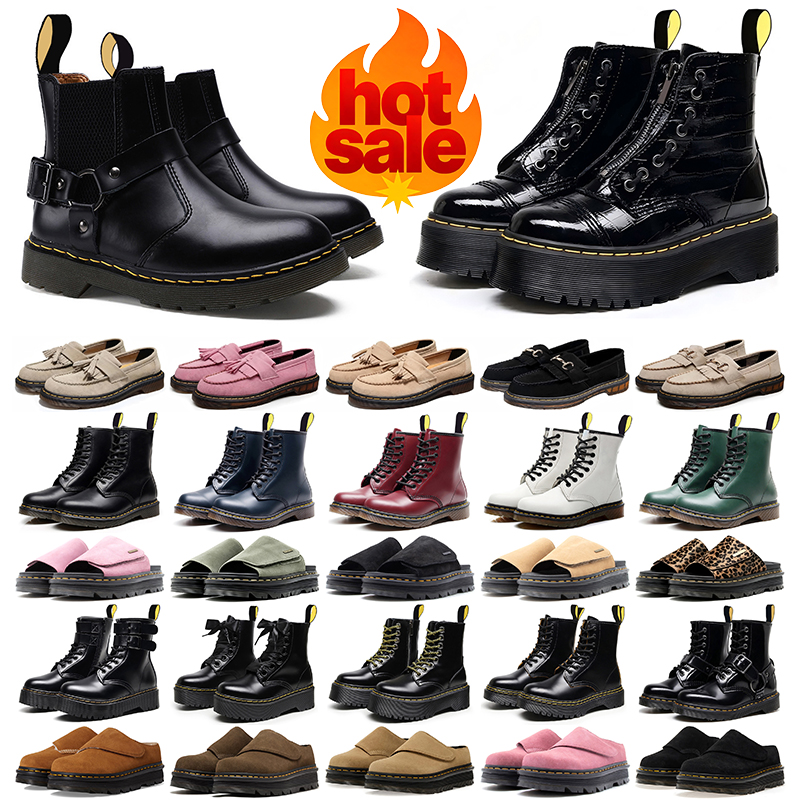 Free shipping designer boots for men women black white dark red blue Green platform booties boot mens womens ankle shoes