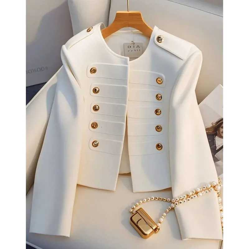 Women's Jackets Korean Fashion Women's Jackets 2026 Autumn All-match New white Long Sleeve Temperament Top Lady Ladies Short Coat Outerwea