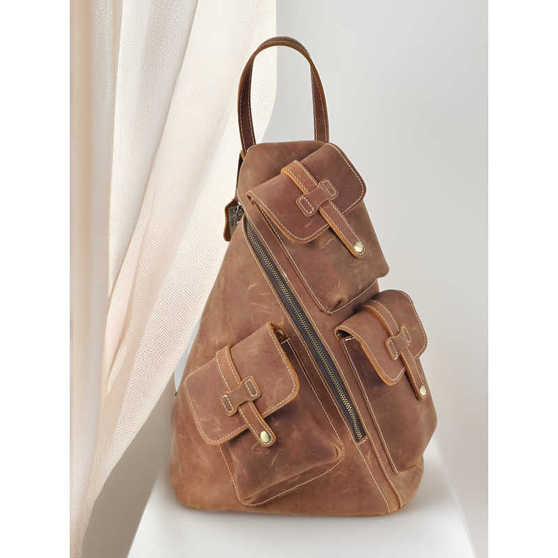 Leather Backpack Style New Cow Casual Men's Backpack Vintage Large Capacity Outdoor mountaineer Backpack travel Bag For Men H260922