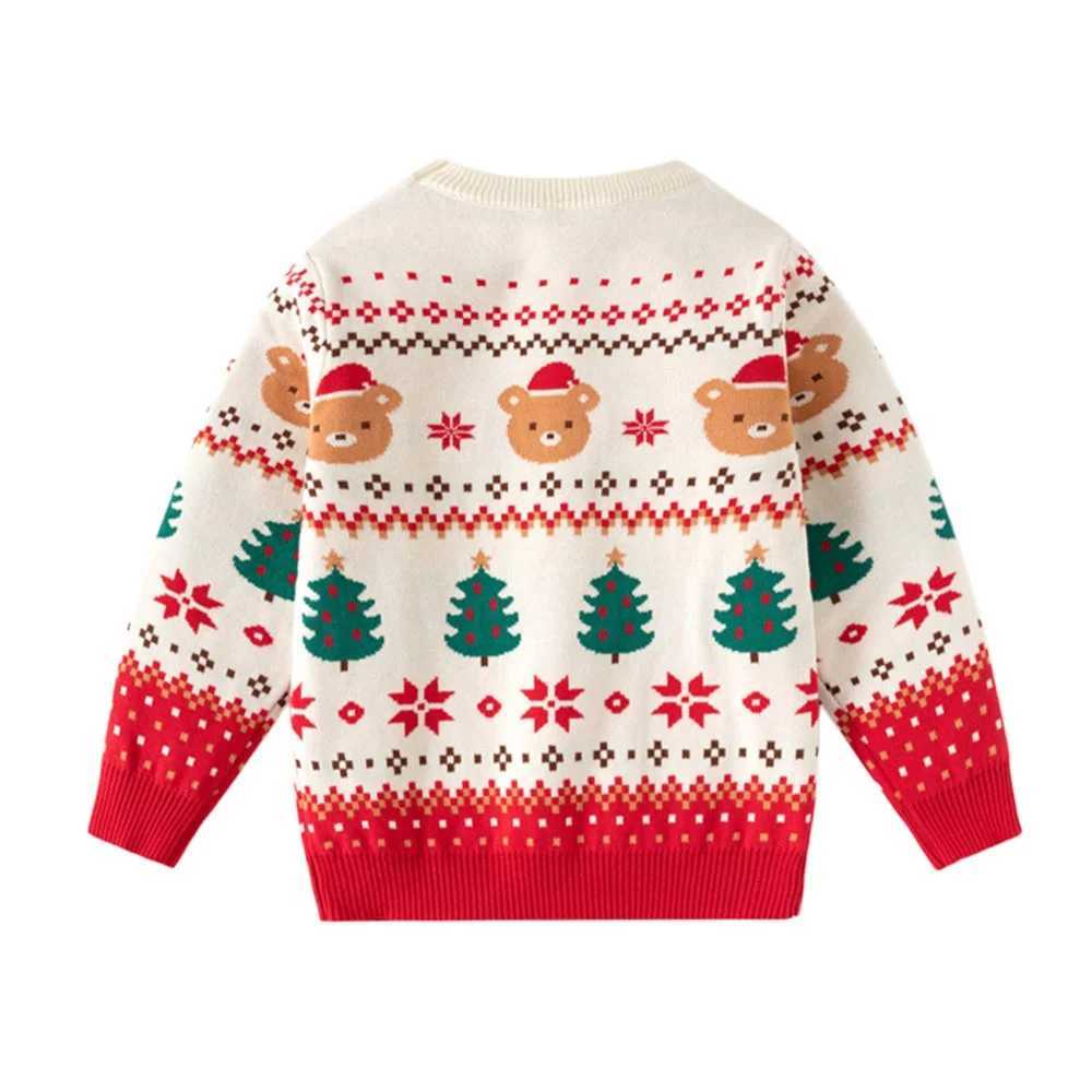 Fashion Children's New Years Pullover Christmas Cute Sweaters for Kids Boys Baby Clothes for Autumn Winter Seasonal Children's Clothing C2