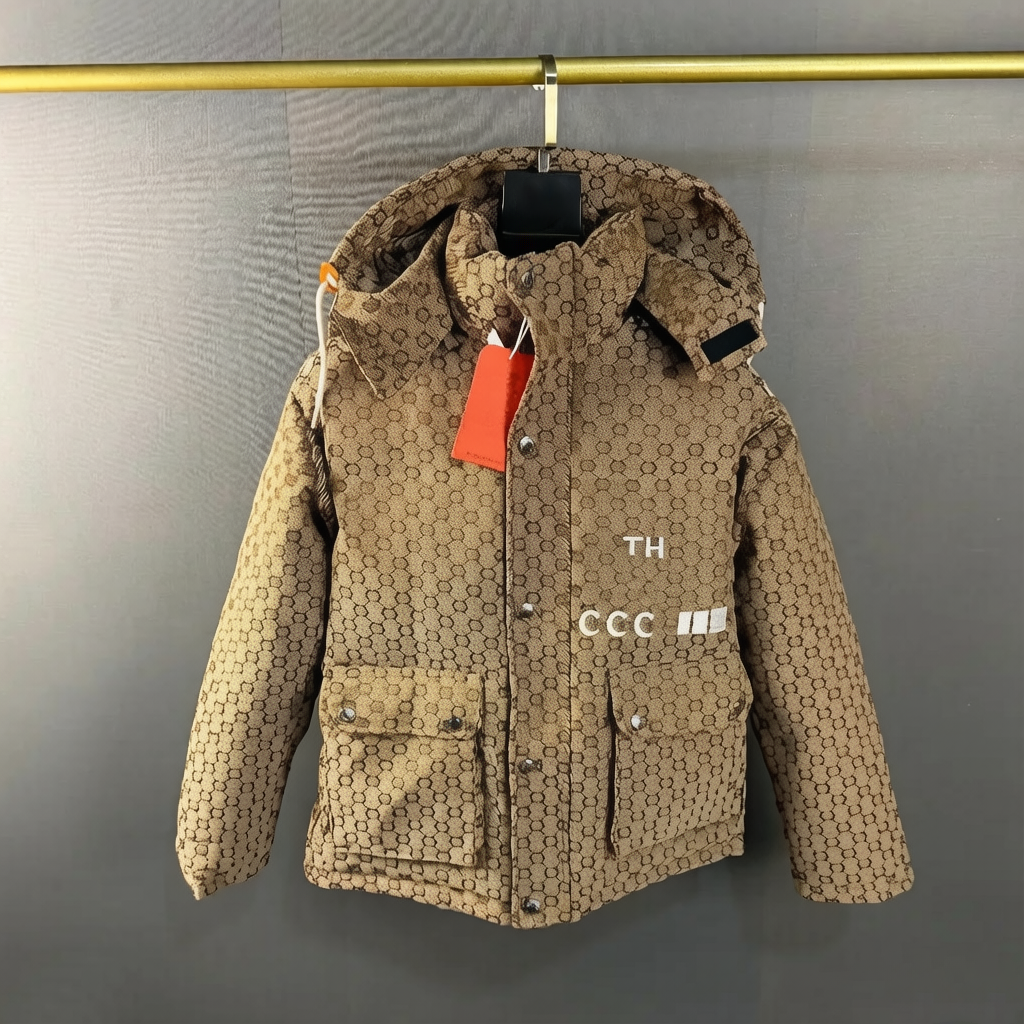 Veste de créateur Vestes d'hiver Parkas Manteau de luxe Gilet de mode Gilet Slim Corset Épais Tenue Coupe-Vent Poche Outsize Manteaux Chauds Corp