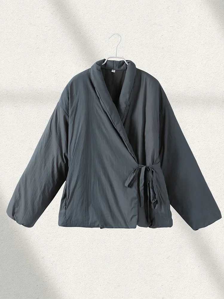 Women's Jackets V-neck Female Coat Lace Up Thick Short Long Sleeve Open Stitch Women Jacket Warm Lady Streetwear 2026 Spring Autumn Commute C26