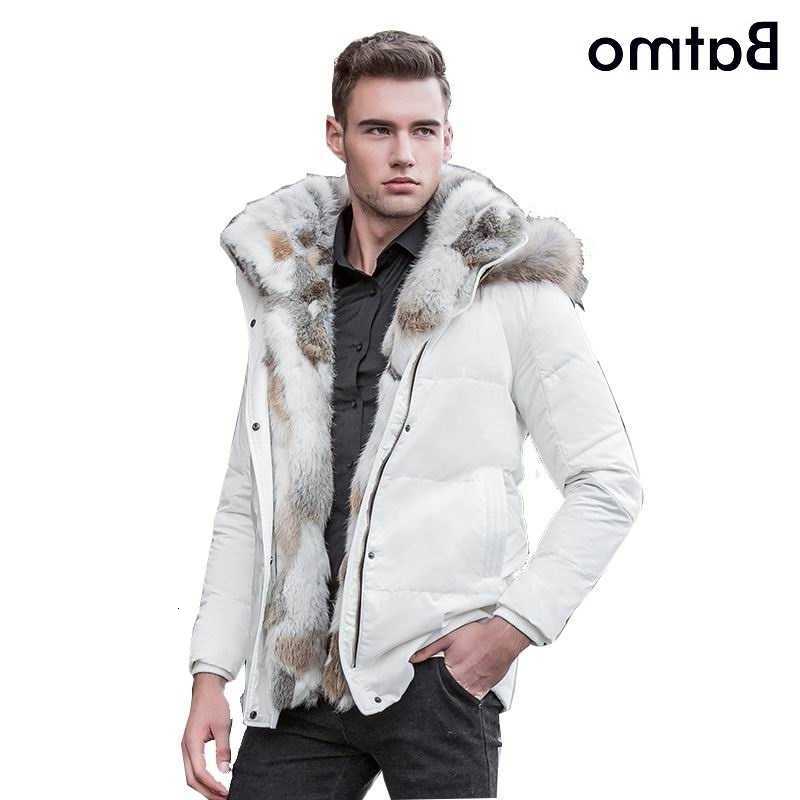 winter Parkas 2025 Men's Down High Quality duck down jacket men coat parkas thick Liner male Warm Clothes Rabbit fur collar PLUS-SIZE 828 C2609