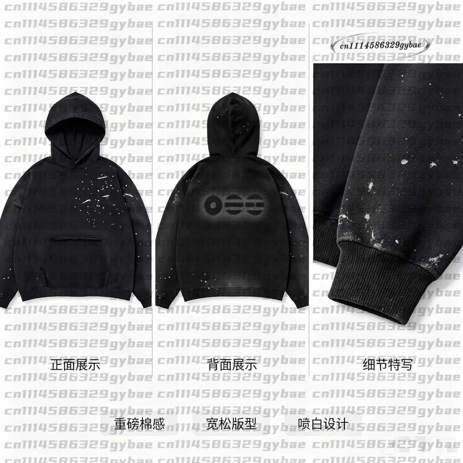 Women's Jackets 2026 Arirang hooded sweatshirt jacket casual sports men's cotton top Y2k Distressed Washed Oversize Hoodies Autumn Winter