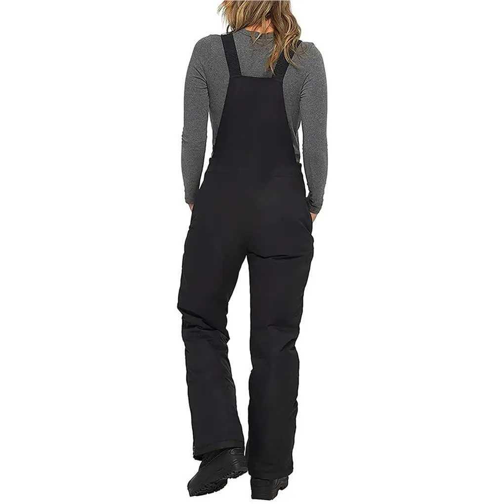 Women Ski Pants Bib Overalls Winter Sport Snowboard Pant Skiing Overall R260921