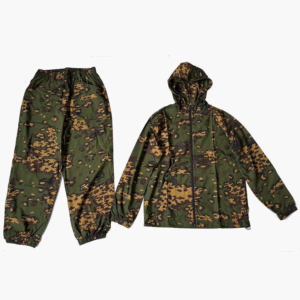 Women's Jackets Russian Military Camouflage Jacket Ruins German Spotted Sun Protection Jacket C260921