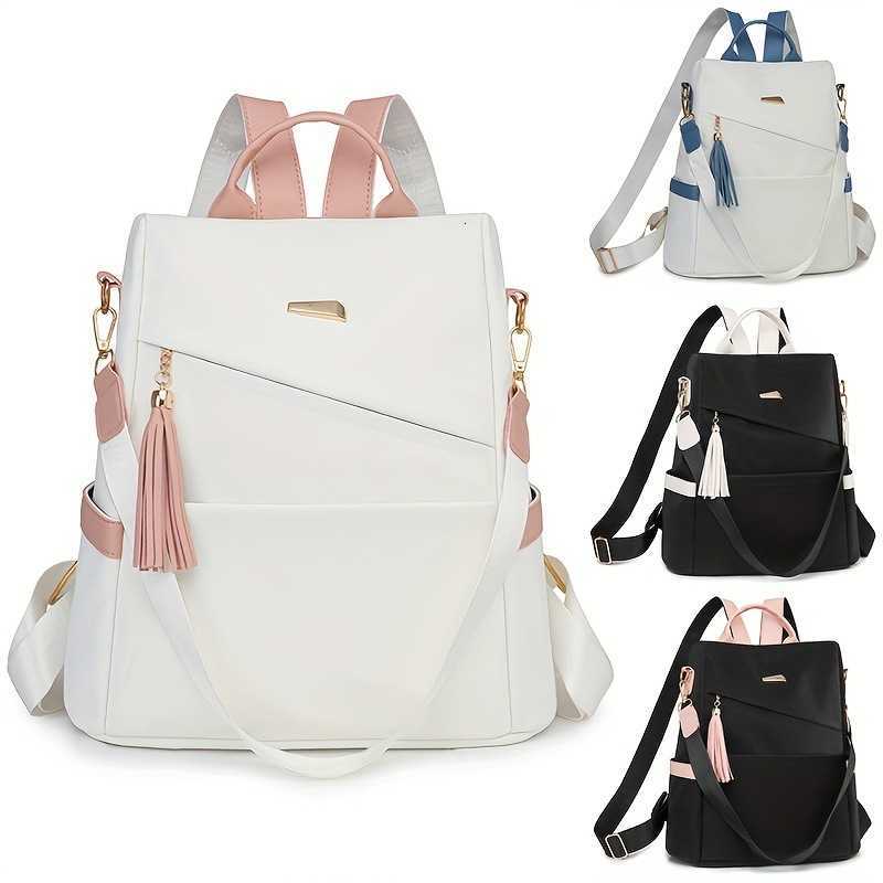 Soft Fashionable Backpack Leather Style Anti Theft Backpack for Women 2026 Large Travel Laptop Bag Convertible Lightweight Commuter Rucksack H260922