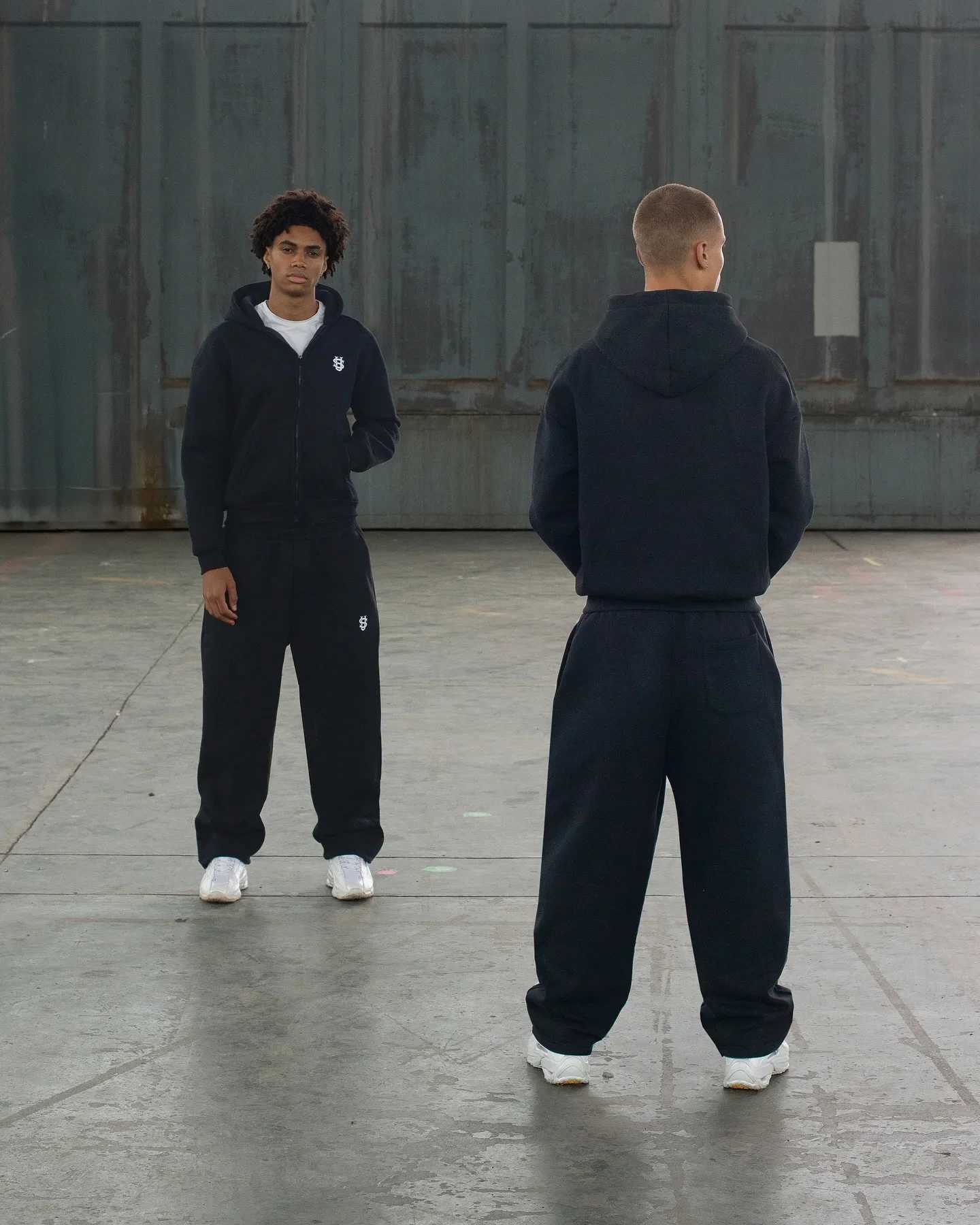 Jogger Men's Tracksuits Men Zip Up Hoodie and Sweatpants Fashion Casual 2 Pieces Sets Couple Tracksuit Open Leg Wide Leg Pants Sweatshirt Suit