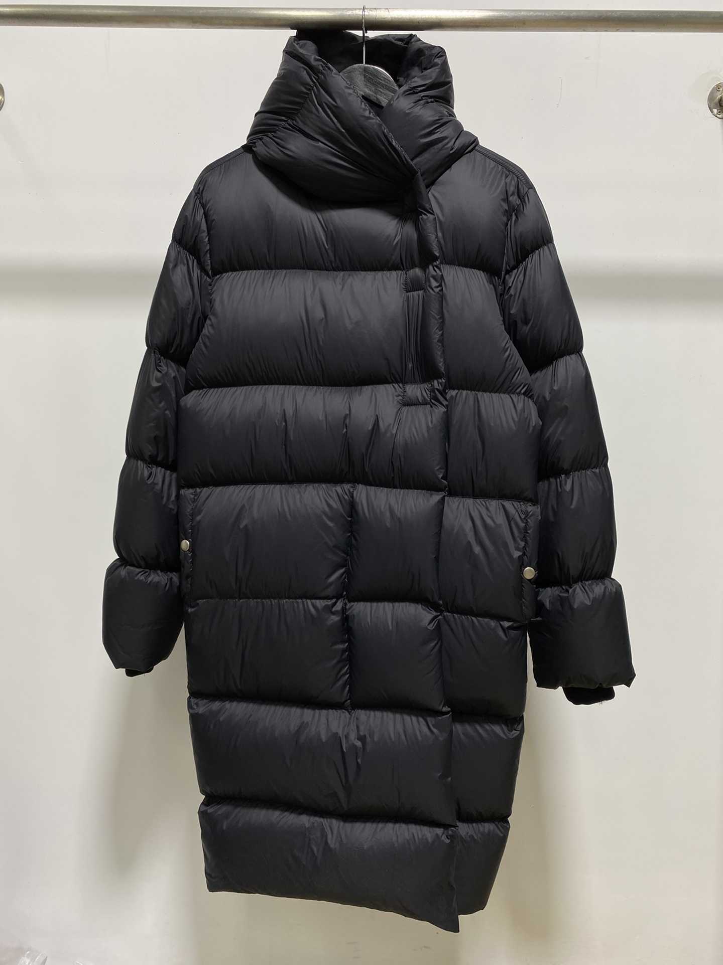 Down Parkas Owen Seak Men's Men Down Coats Jackets Gothic High Street Women Clothing Trench Oversized Winter Dust Windbreaker Black Long Jacket