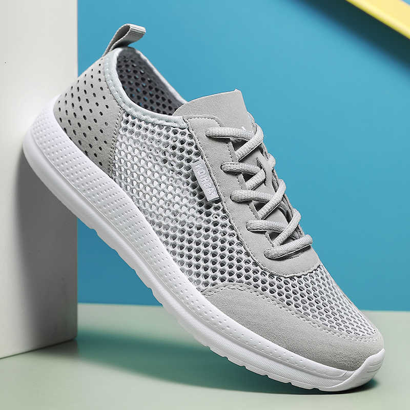 Soft Casual Shoes Sport Men Shoes Breathable fashion Mesh Running Shoes Comfortable Man High Quality Outdoor Lightweight Sneakers for Men D260922