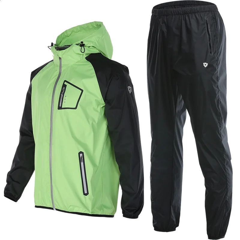 Men's Sport Suits Quick Dry Running sets Clothes Sports Weight Loss Jacket Pants Suit Joggers Training Gym Fitness Tracksuits 260921
