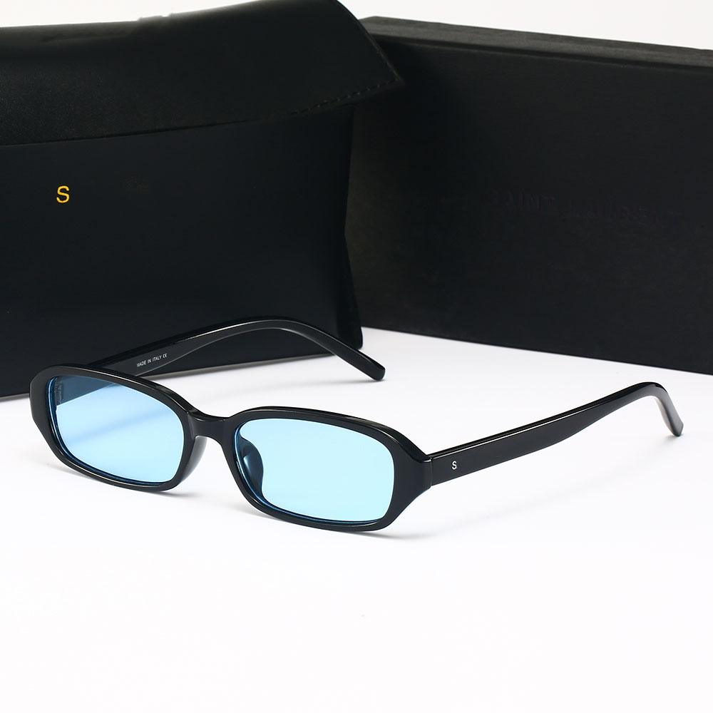 Square Sunglasses Designer Glasses Men's and Women's Rectangle Style UV Protection Vintage Sun Glasses High Quality Large Frame Sunglass