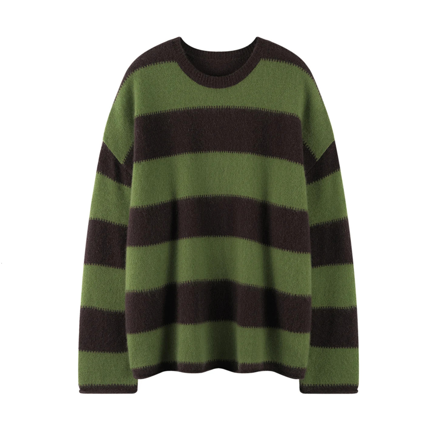 100% pure cashmere sweater womens striped base layer y highend knitted coat for autumn and winter 260922