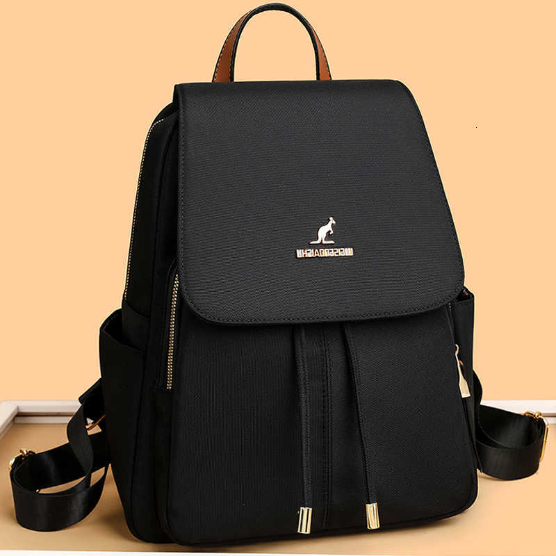 Style Simple And High Backpack Capacity Backpack High Quality Leather Knapsack Luxurious Women's Designer Backpack Girl's Travel Mochilas