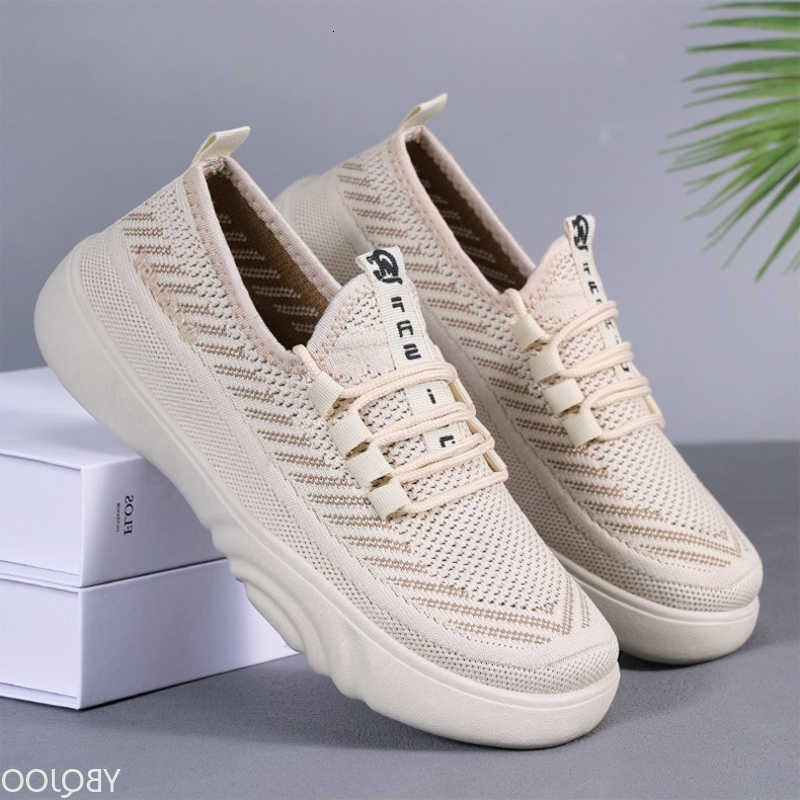 versatile Casual Shoes Women's summer new breathable mesh shoes with soft soles comfortable casual simple daily commuting Women's shoes D2