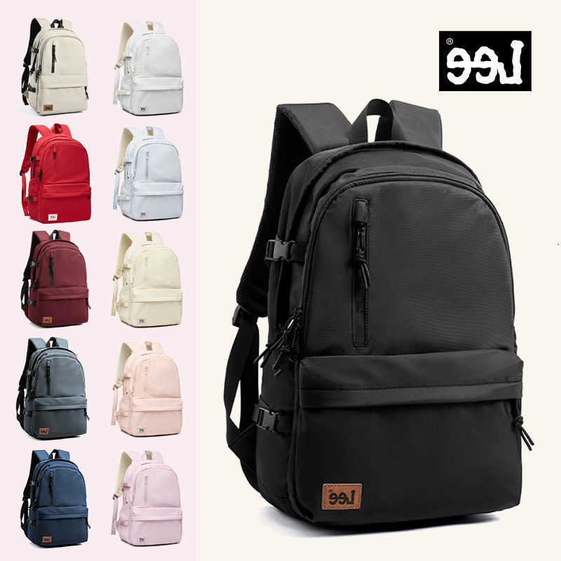 Style LEE Large Capacity Backpack Travel 15.6 Inch Laptop Backpack for Man Women's Waterproof Casual Nylon Teenagers College School Bag Male H2