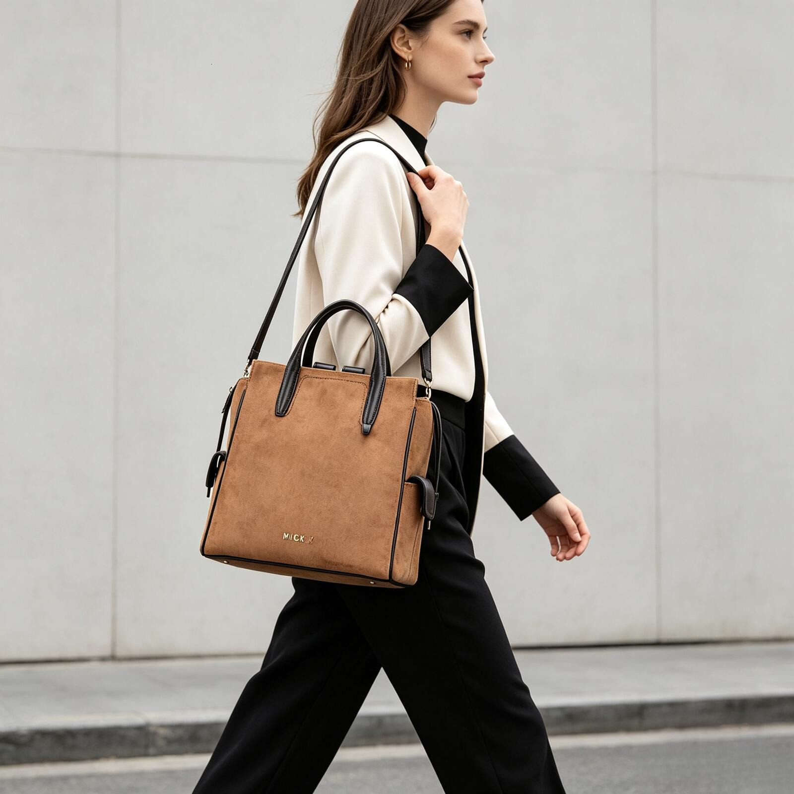 designer bag women's 2026 new high end niche large capacity suede backpack handbag Designer Bags 2026 Trends 880