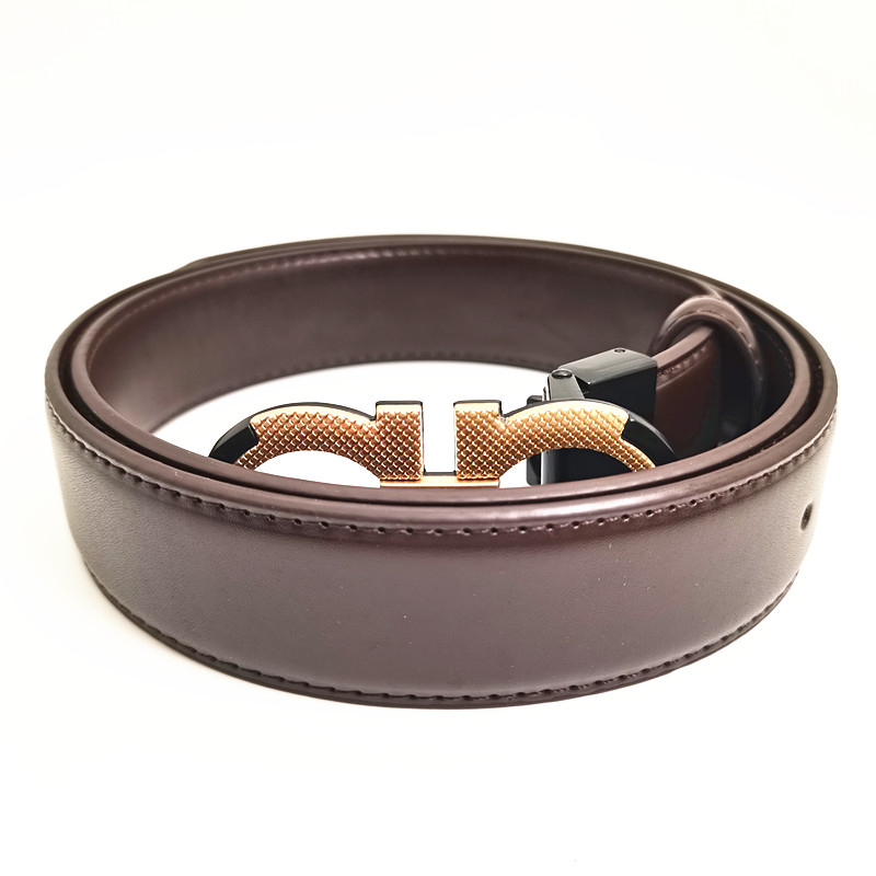 Belts for Men Designer Belt Women 3.5cm Width Solid Leather Belts Gold Buckle Brand Luxury Belt High Quality Woman and Man Waistband Belt Bb Simon B