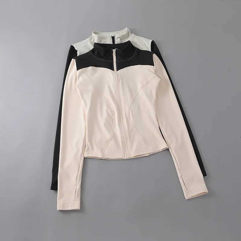 Women's Jackets Spring and summer sun protection clothes women's yoga clothes sports tops yoga jackets new tight running and quick drying