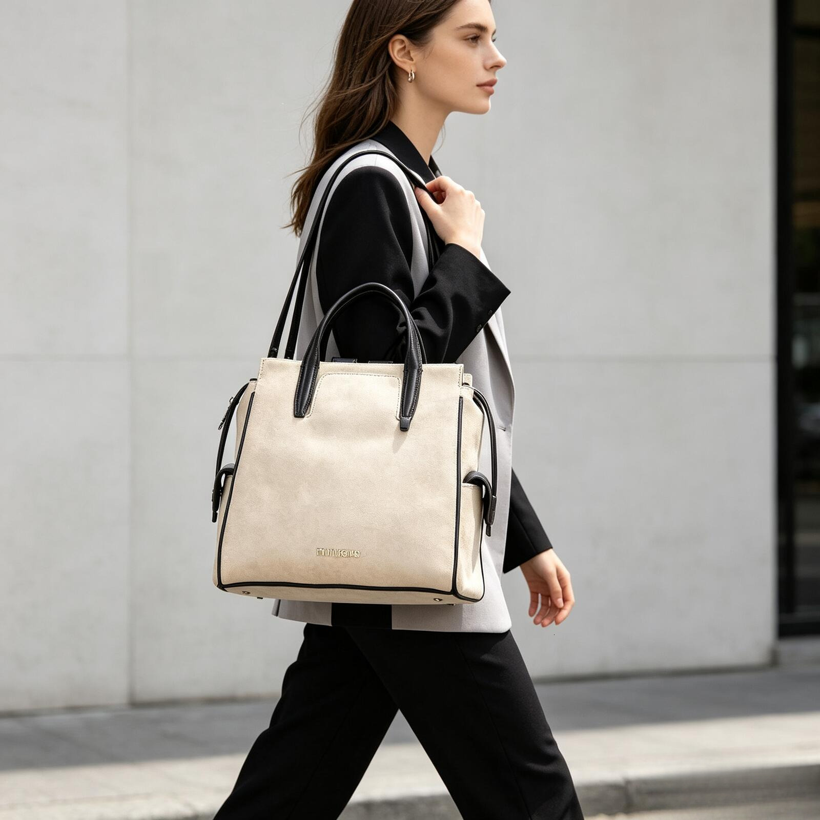 designer bag women's 2026 new high end niche large capacity suede backpack handbag Designer Bags 2026 Trends 845