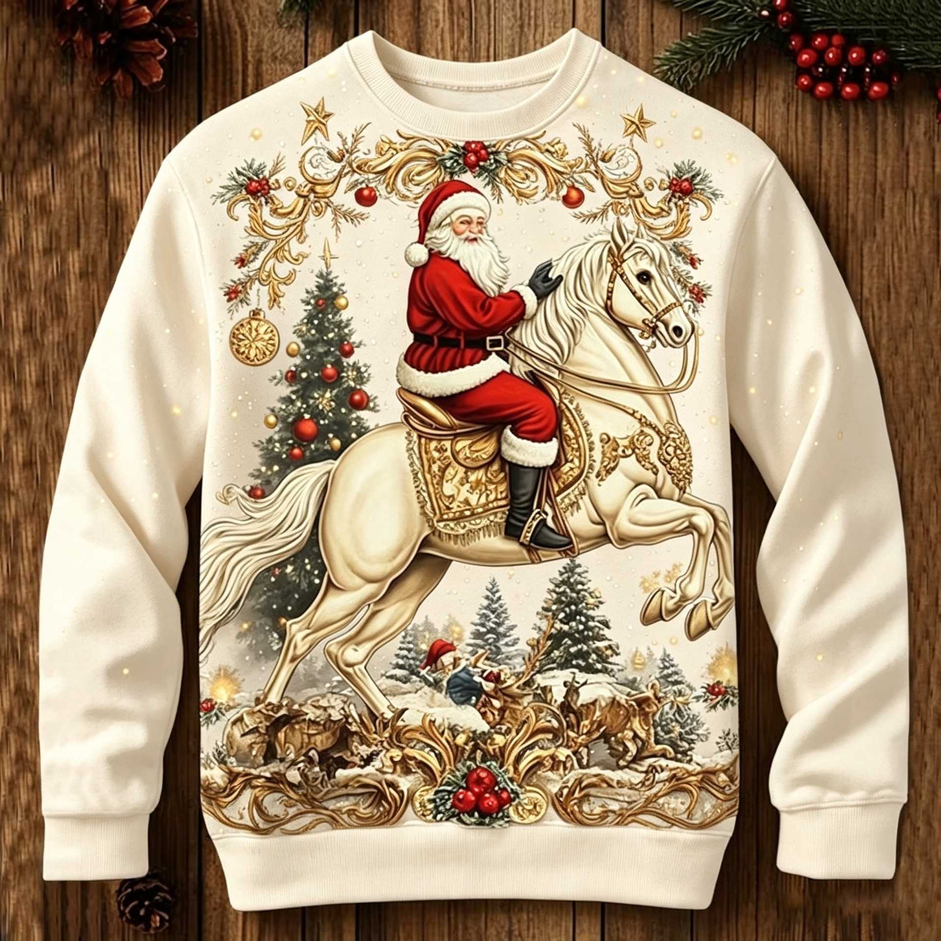 2026 Autumn/Winter New Collection Round-neck men's and children's sweatshirts with 3D printed designs T260921